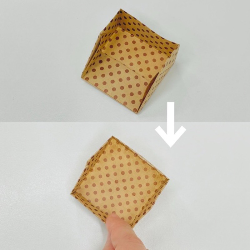 折り紙の箱の作り方