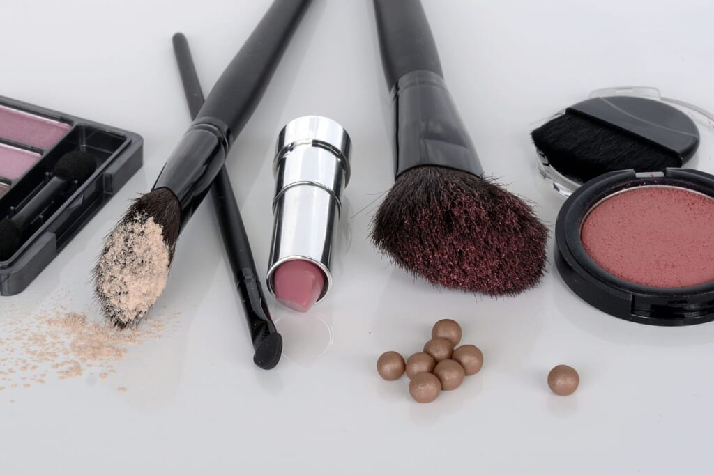 cosmetics, eye shadow, rouge