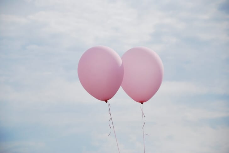 balloons, heaven, love