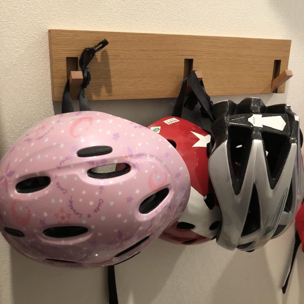 ヘルメットの収納方法
