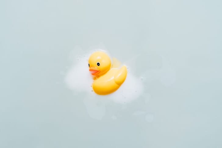 yellow bath duck