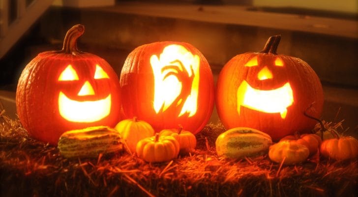 ハロウィンのかぼちゃの写真