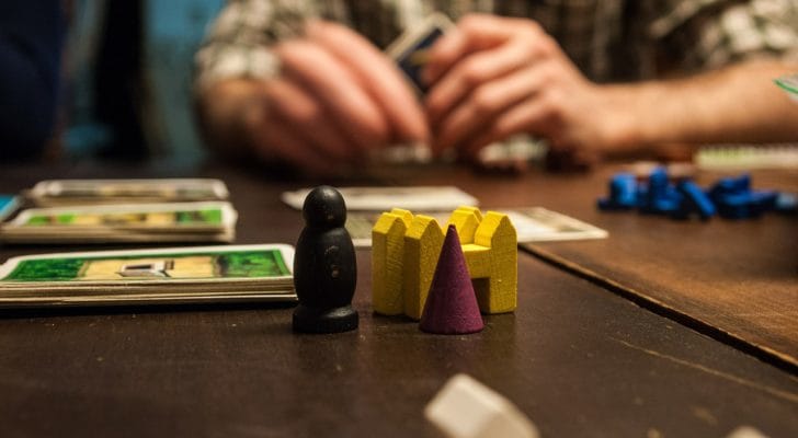 おしゃれなボードゲームの写真